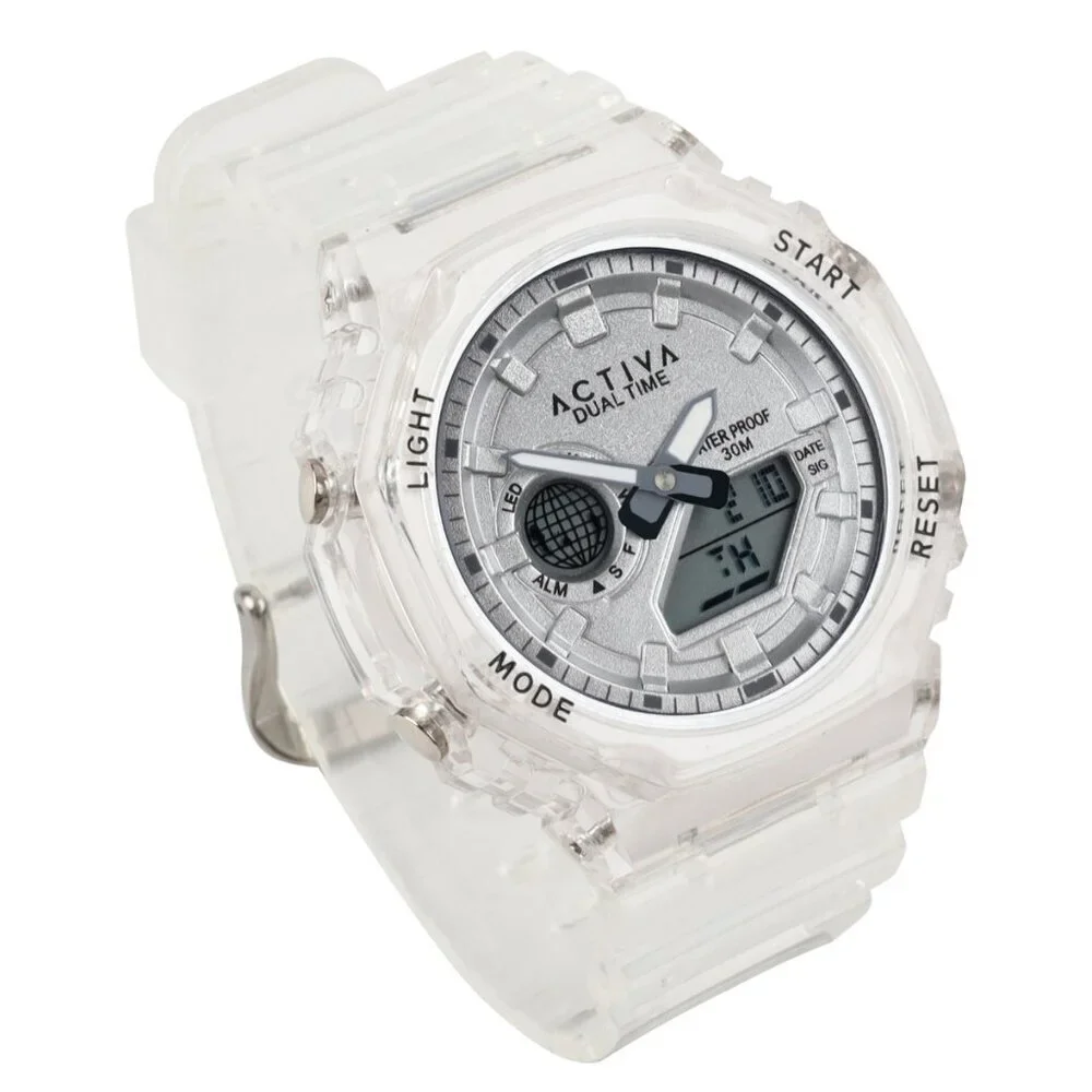 Activa Recon X Invicta Digital Unisex Watch - 45.5mm, White (ACW423-016)